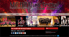 Desktop Screenshot of millhillmusicfest.co.uk